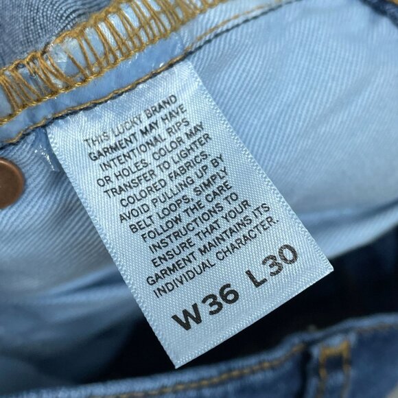 Lucky Brand 223 Straight Jeans Men’s W36 L30 Denim a1302 - Picture 4 of 8